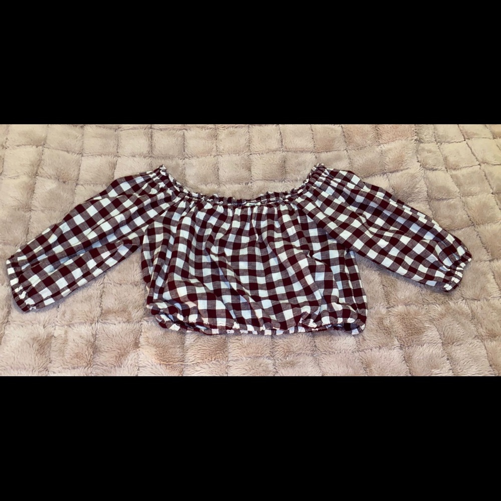 Checkered Crop Top